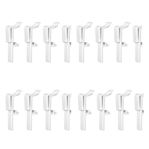 Yammee 12/24Pcs Window Valance Blind Clip Holder Bracket for Vertical Blind Accessories
