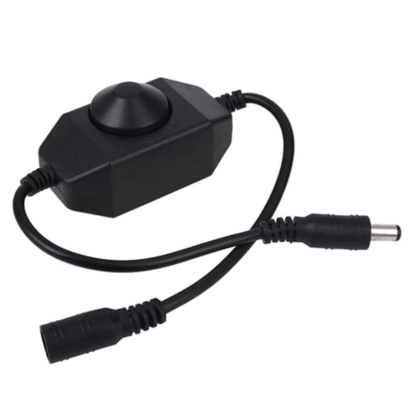 Yammee 12 24V LED Dimmer Smooth Brightness Adjustment Energy Efficient Plastic Material
