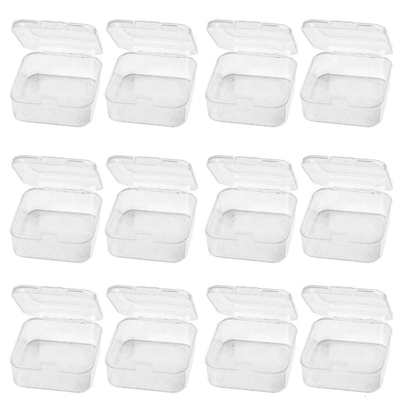 Yammee 12Pcs Brightly Color Storage Box for Jewelry Accessories Home Organization Tool