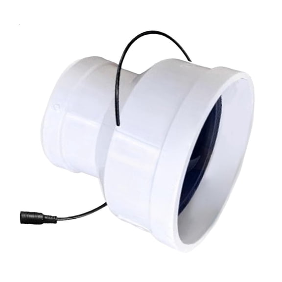 Yammee 12V Exhaust Fan 1980RPM Removable 75mm to 110mm Inline Duct Fan For Grow Tent