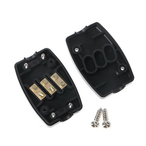 Yammee 13A InLine Connector Box 3 Terminal Join Flex Cable Wire Mains Electrical Joiner