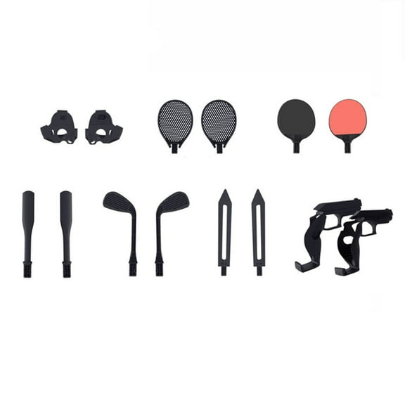 Yammee 14 in 1 Set for Controller Game Accessaries VR Tennis Rackets Golf Club