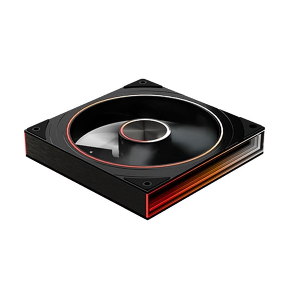 Yammee 140mm PC Case Cooling Fan Support 5V 3Pin ARGB Cyclic Light Effect and 4Pin PWM