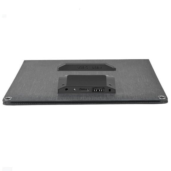 Yammee 15W 5V Foldable Solar Charger ETFE Solar Panel Charger with USB Type C Output Ideal for Outdoor Camping Rooftop Use