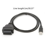 Yammee 16Pin OBD2 To USB Port Charger Adapter Cable Connector Diagnostic Tool