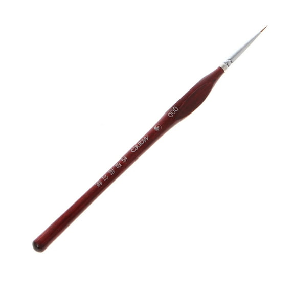 Yammee 1Pc Miniature Paint Detail Brush Wolf Hair Professional Fine Detailing 0 00 000