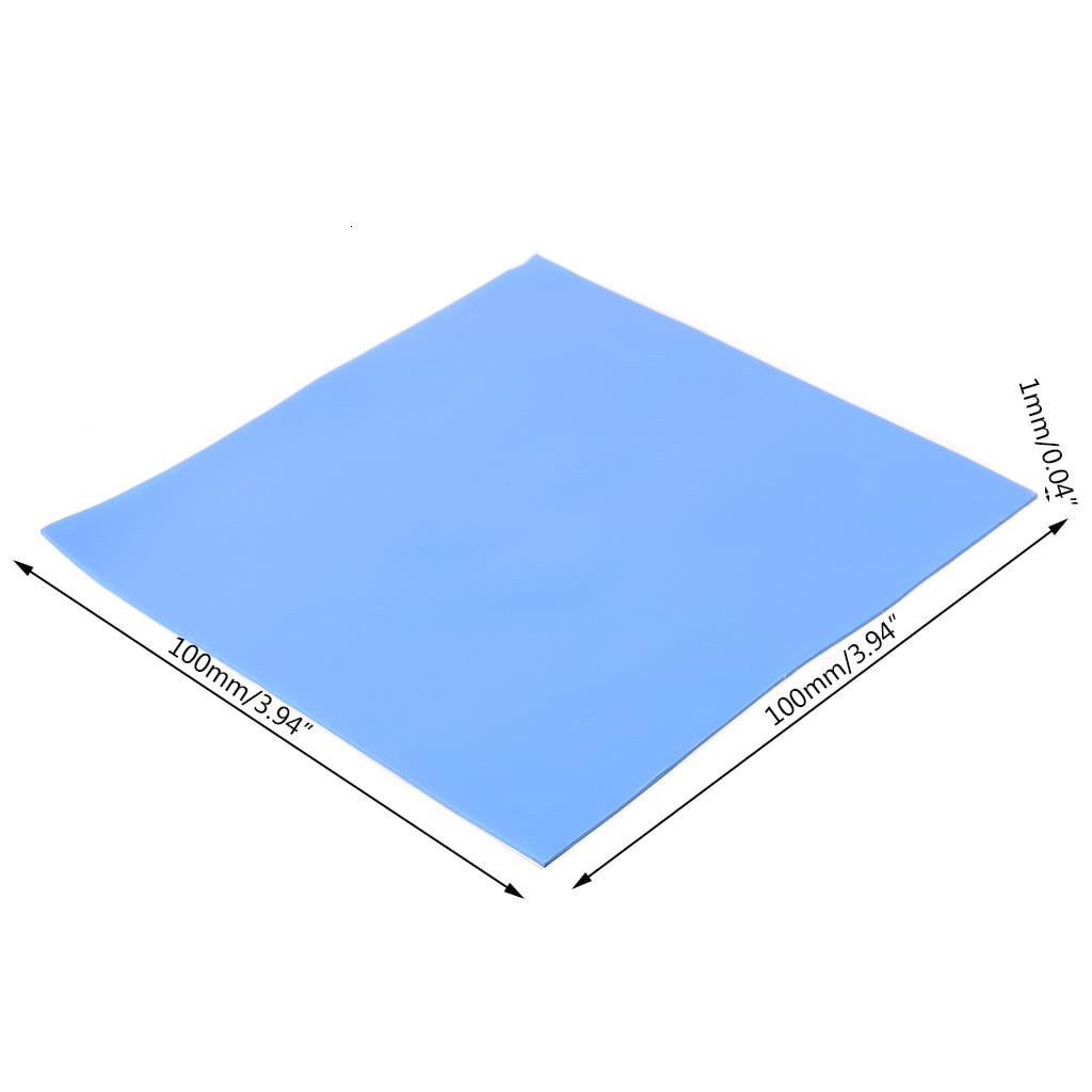 Yammee 1Sheet 100mmx100mmx1mm Thermal Pad GPU CPU Heatsink Cooling ...