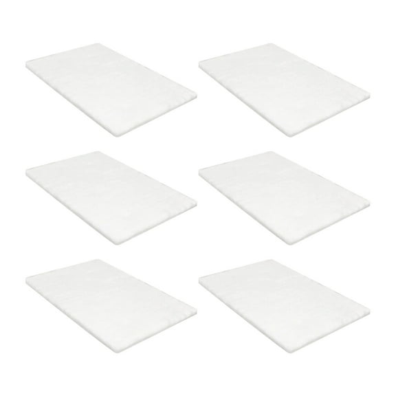 Yammee 2/4/6pcs Ceramic Wool Wick Sponge Ceramic Fiber Insulation fit for Fireplaces