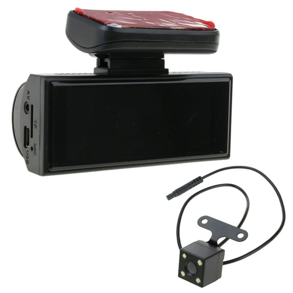 Yammee 2 Cameras,1080P Car DVR Recorder Collision Detection Features Comprehensive