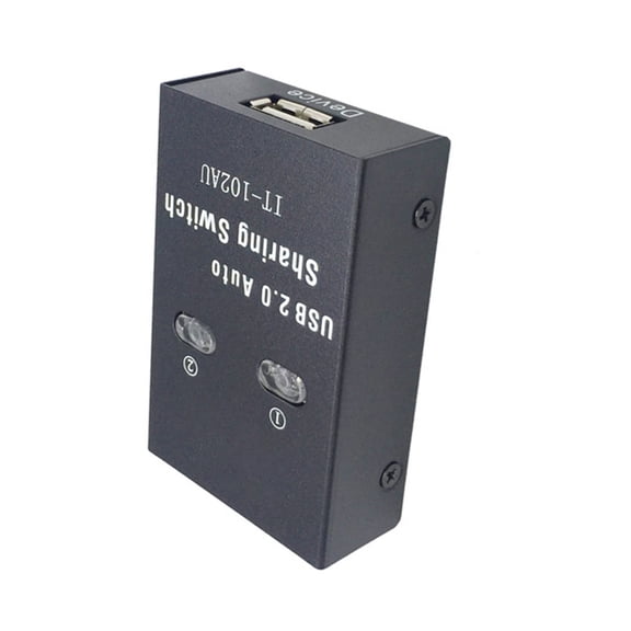 Yammee 2 Port USB2.0 Sharer Manual Switcher Box Share USB Device for PC Printers