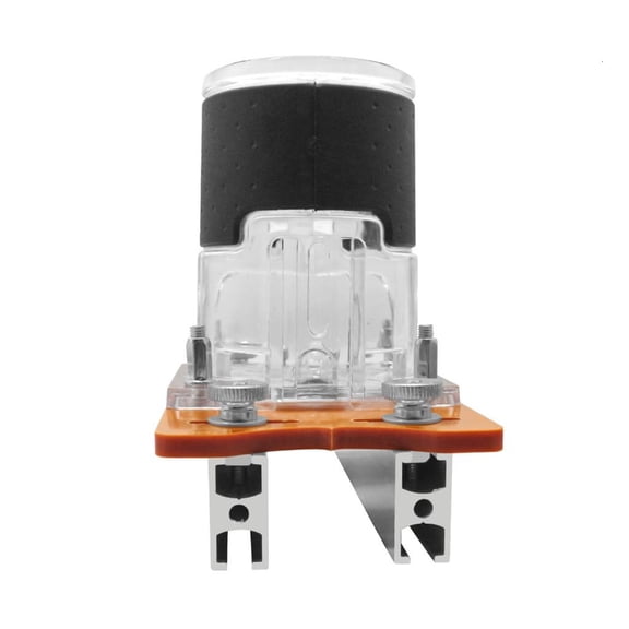 Yammee 2 in 1 Wood Router Base Wood Trimmer Router Tool Base Aluminum Wood Palms Router