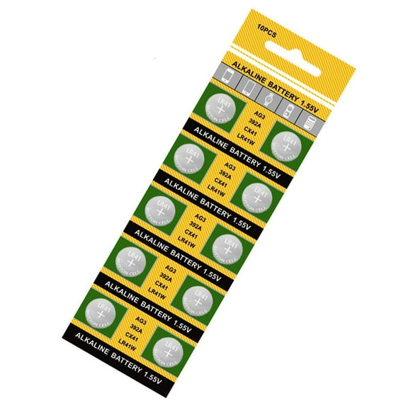 Yammee AG3/736/LR41 Watch Battery Alkaline Button Cells Batteries for Small Devices