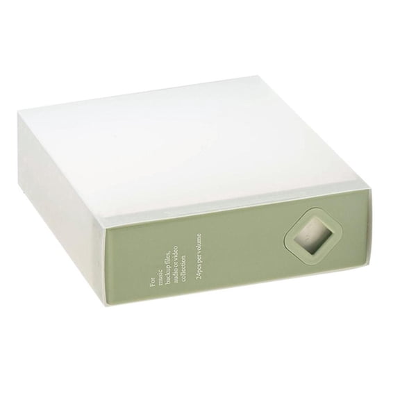 Yammee 24 Capacity CDs Storage Case CDs Organizers Box to Keep Discs Safe From Dusts and Scratches for Home Or Office Use