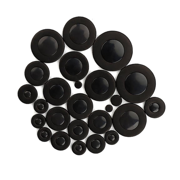 Yammee 25Pcs Saxophone Pad Professional Saxophone Pad Replacement Multiple Size Tenors Altos Soprano Sax Replacement Accessory