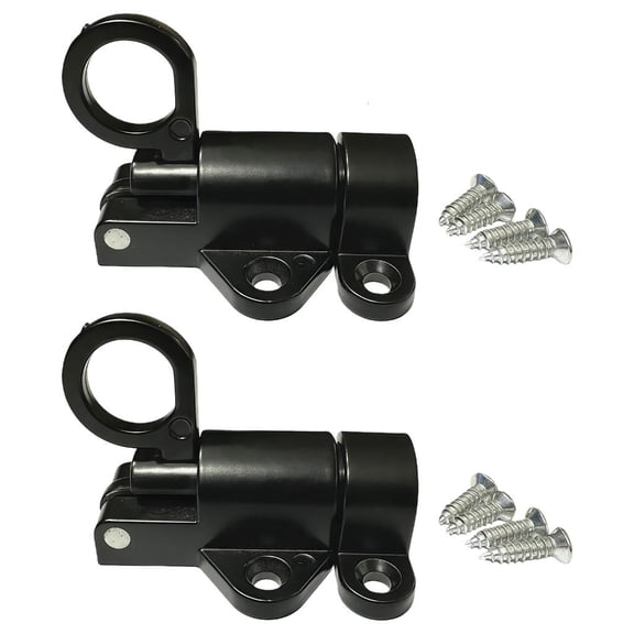 Yammee 2Pcs Aluminum Alloy Door Locking Pin Spring Door Bolt Latches Lock Hardware
