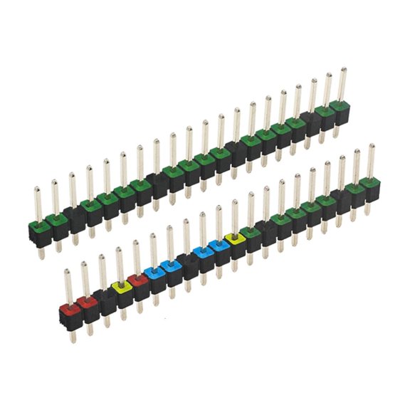 Yammee 2Pcs Comprehensive Pin Headers 2.54mm Spacing 20pin Configuration Reliabled Connection For Electronic Engineers