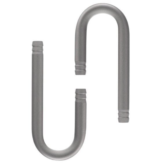 Yammee 2Pcs Continuous 304 Untarnished U Shape Pipe For Marinepark Gas Liquid Connection