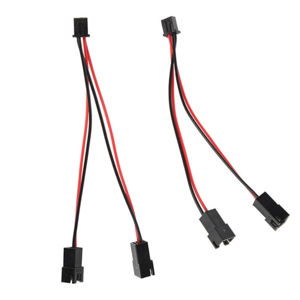 Yammee 2Pcs JST XH 2 Pin Plug Electrical Cable for Motherboards Cooling ...