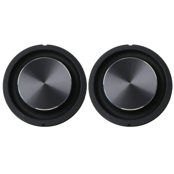 Yammee 2Pieces Bass Radiator Speaker Bass Radiator Passive Speaker Woofer for Home Home
