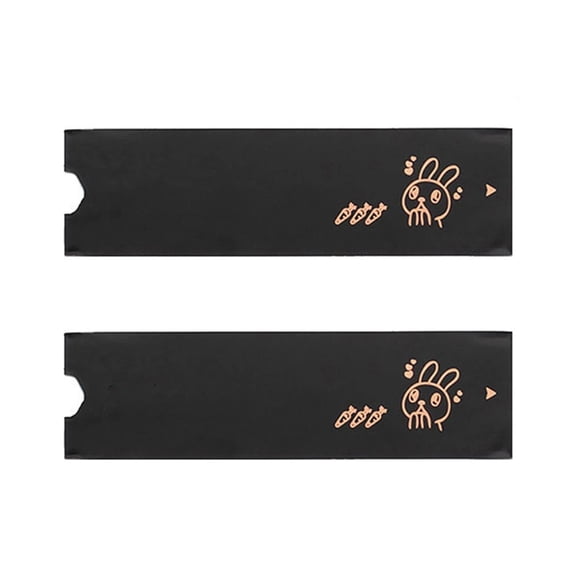 Yammee 2Pieces M.2 SSD Heatsink Fast Cooling SSD Heatsink with Thermal Conductive Adhesive SSD Coolers