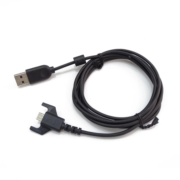 Yammee 2m Mouse Lines Replacement Durable PVC USB Mouse Cable for GPro Wireless GPRO X Superlight Black