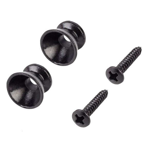 Yammee 2pack Easyly Install Rusts Resistant Strap Buttons Locking Pegs Bass Lock for Guitar and Ukulele