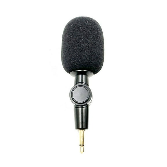 Yammee 3.5mm Condenser Microphone Suitable for Voiceovers Interviews Music Recording Camera Speaker Video Conferencing Mini Mic