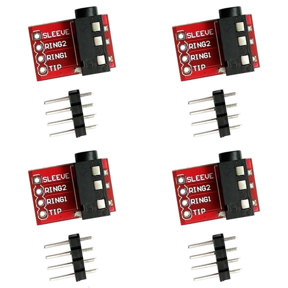 Yammee 3.5mm TRRS Audios Video Jacks Interfaces Module for DIY Electronics Microcontrollers
