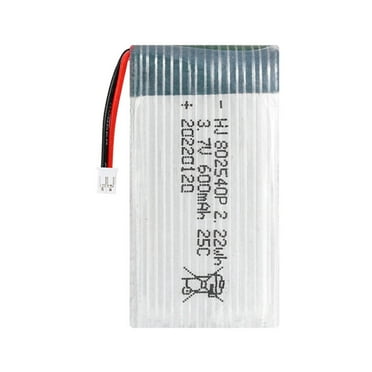 Yammee 3.7V 600mAh 25C Lipo Battery 802540P for SYMA X5C-1 Model Quadcopter Drones Toy