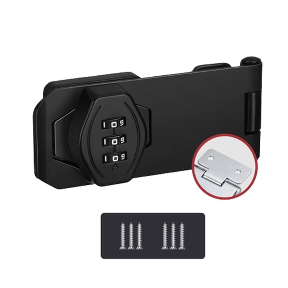 Yammee 3-Digit Combination Cabinet Lock Mechanical Dial Cam Lock for Office, Home