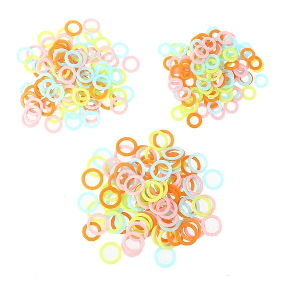 Yammee 300pcs Round Knit Knitting Marking Circles Rings Markers Crochet Stitch DIY Tool