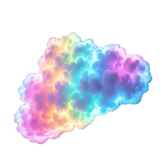 Yammee 3D Thundercloud Lamp USB Charging Mood Music Light Ornament For Desktop