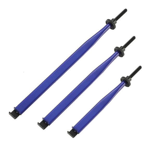 Yammee 3Pcs Extension Wrench Clamp Tight Tool Hold Nut Bolts Hose for Tight Space Electrician Fitter Repairing Automobile