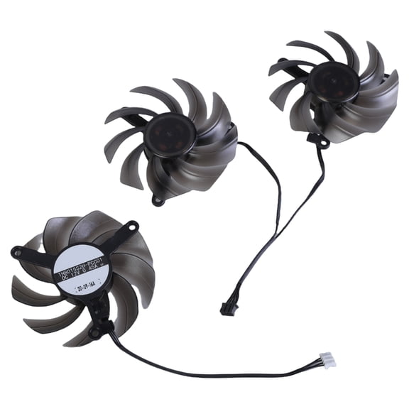 Yammee 3Pcs TH8015S2H-PCC01 Graphics Card Cooling VGA Coolers Fan 4Pin for RTX3060 Ti 3070 3070Ti 3080 3080Ti