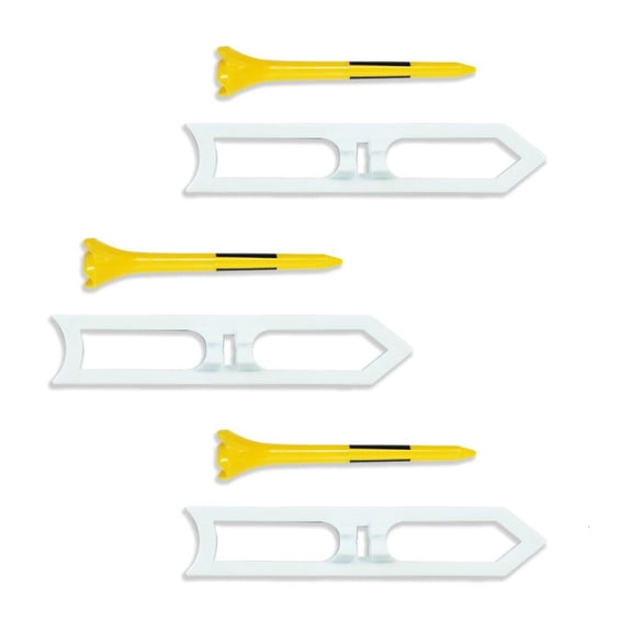 Yammee 3set Rocketry Golf Tees Golf Practice Step Down Ball Tees for Driving Range