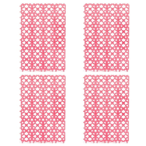 Yammee 4 Pieces Rabbit Mats for Cages Bunny Guinea Pig Hamster and Other Small Animals Hole Mat Prevent Pet Skin Disease