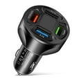 thumbnail image 1 of Yammee 4 Port USB C Car Charger 66W Quick Charging Fast Speed For Multiple Devices, 1 of 11