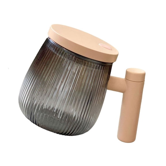 Yammee 400ml Self Stirring Coffee Cup Electric Highly Speed Mixings Cup Automatic Stirring Glass Mug for Coffee, Milk, Protein
