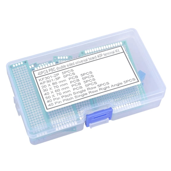 Yammee 40Pcs Soldering Board Terminals Double Side Prototype PCB Printed Circuit Board