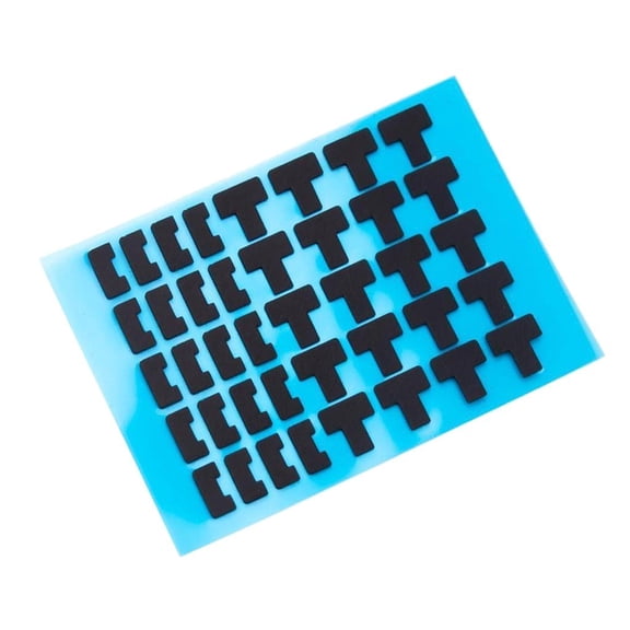 Yammee 40Pcs Steel Plate Satellite Axises Stabilizers Pad Foam Pad Sticker for Mouse and Keyboards