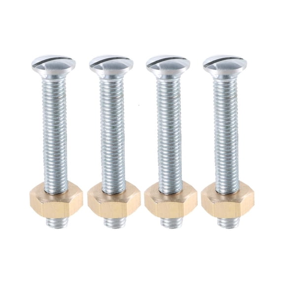 Yammee 4Pcs Professional Turntable Panel Fixing Screws 6mm Stainless Steel Screws Replacement For Garrard 301 Turntable