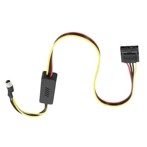 Yammee 4Pin Molex to 5525 Power Cable Adapter Hard Drive Power Cable Step Down Voltage Regulator Replacement Cable For Desktop