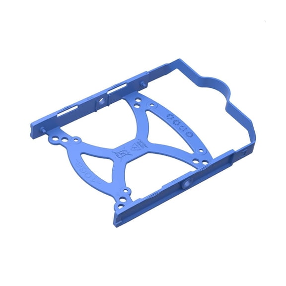 Yammee 5.25in to 3.5/2.5inch Drive Bay Adapter HDD SSD Mounting Bracket Tray Rail Sled for PC Case Drive Bay Conversion