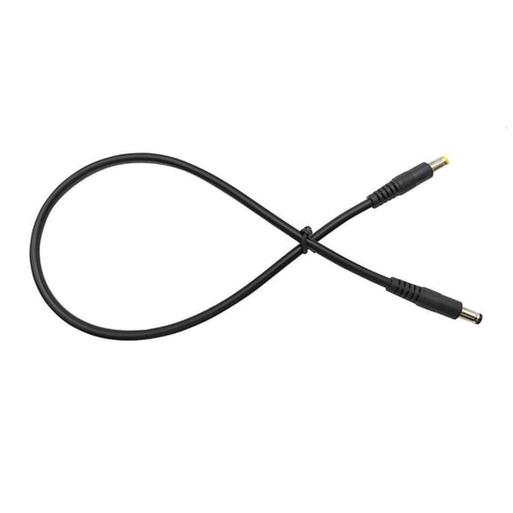 Yammee Power Adapters Extension Cord 5.5x2.5mm Male To Male For 5.5x2.1mm Power Cable