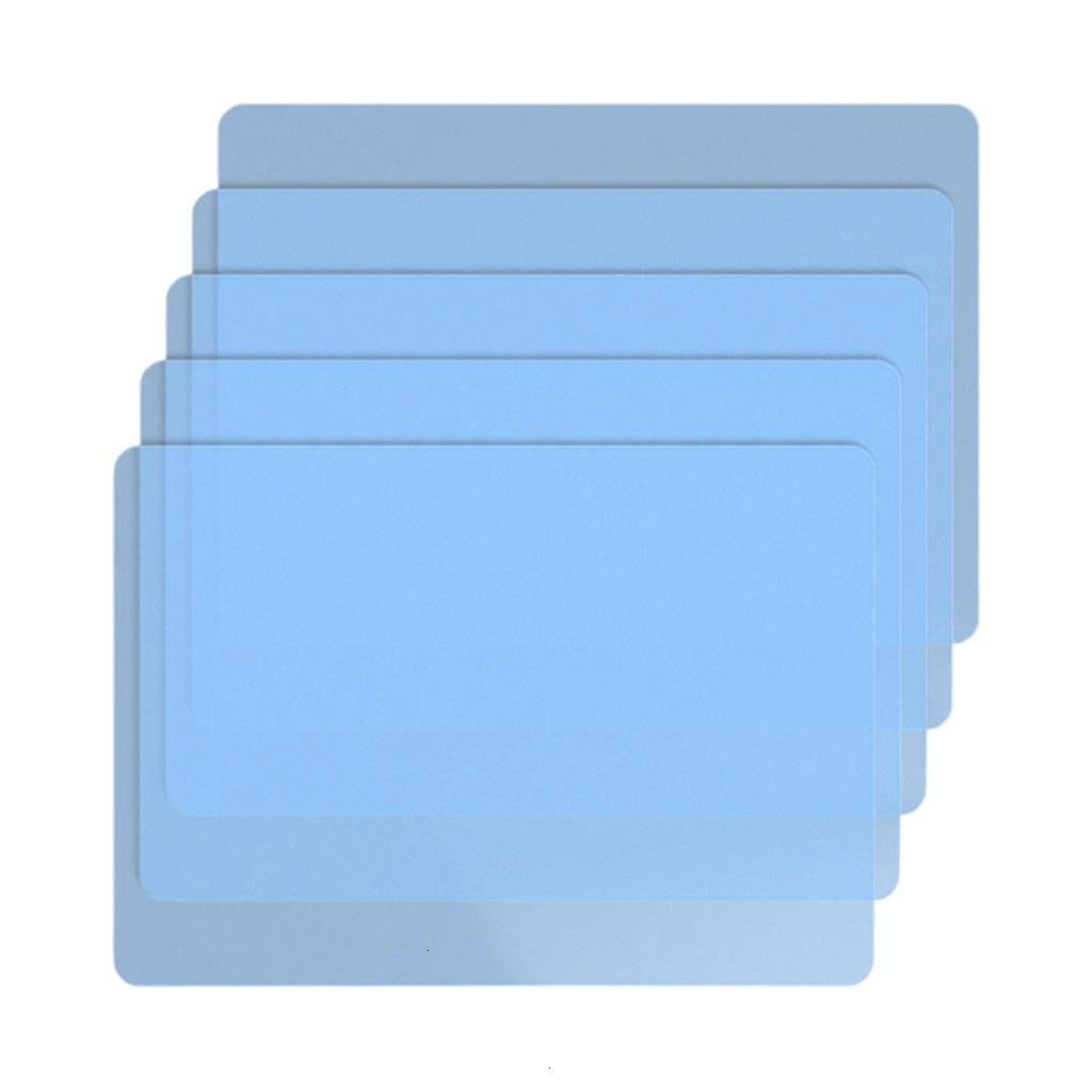 Yammee 5 Pcs A3 A4 Clear Writing Pad Plastic Writing Mats For Students ...