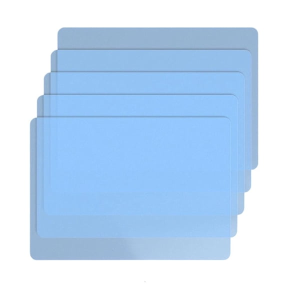 Yammee 5 Pcs A3 A4 Clear Writing Pad Plastic Writing Mats For Students Exams Homework