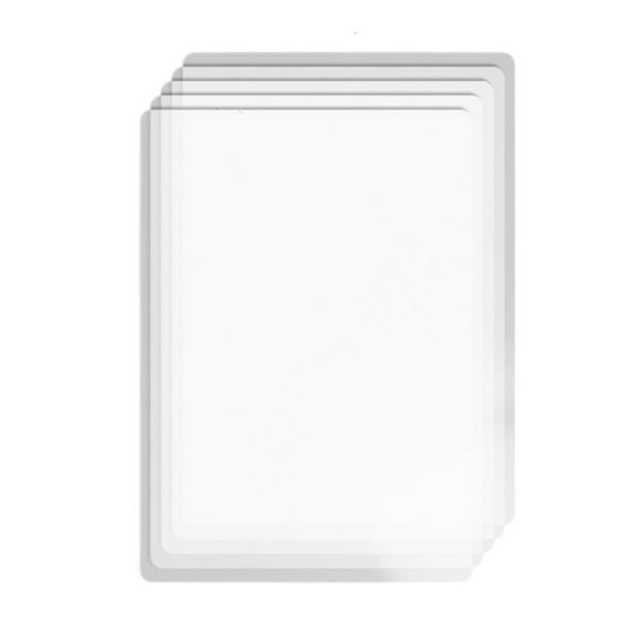 Yammee 5 Pcs A3 A4 Clear Writing Pad Plastic Writing Mats For Students Exams Homework