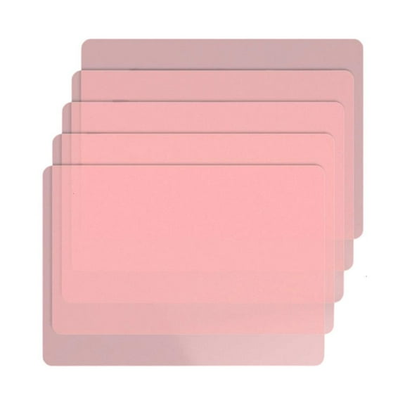 Yammee 5 Pcs A3 A4 Clear Writing Pad Plastic Writing Mats For Students Exams Homework