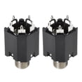 thumbnail image 1 of Yammee 5 Pin 6.35MM Audio Microphone Female Socket Panel Solder Conenctor with Nut 50V 0.5A（VA）Female Socket Mic, 1 of 8