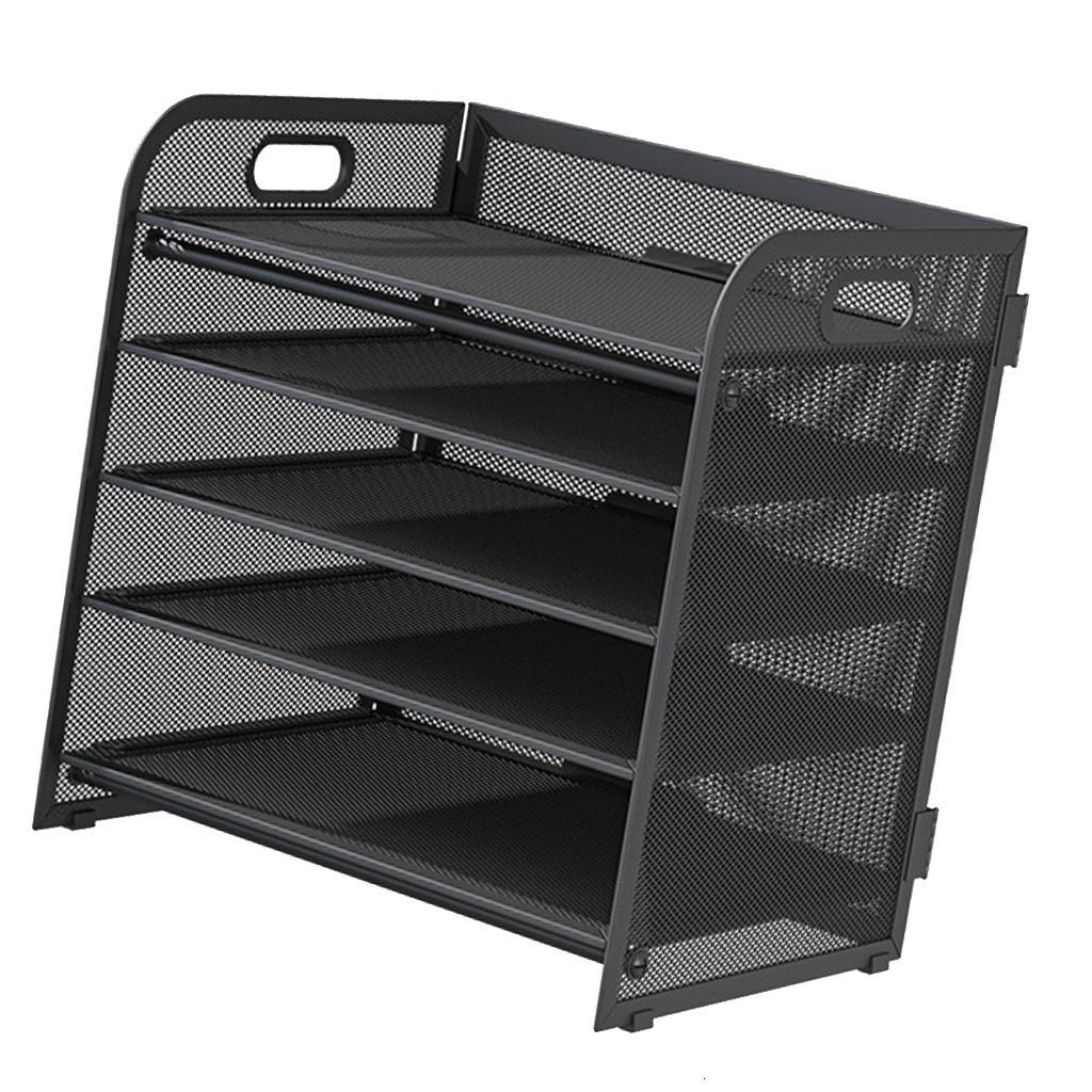 Yammee 5-Tiered Desk Organizers and Accessories with Sliding Drawer, 2 ...